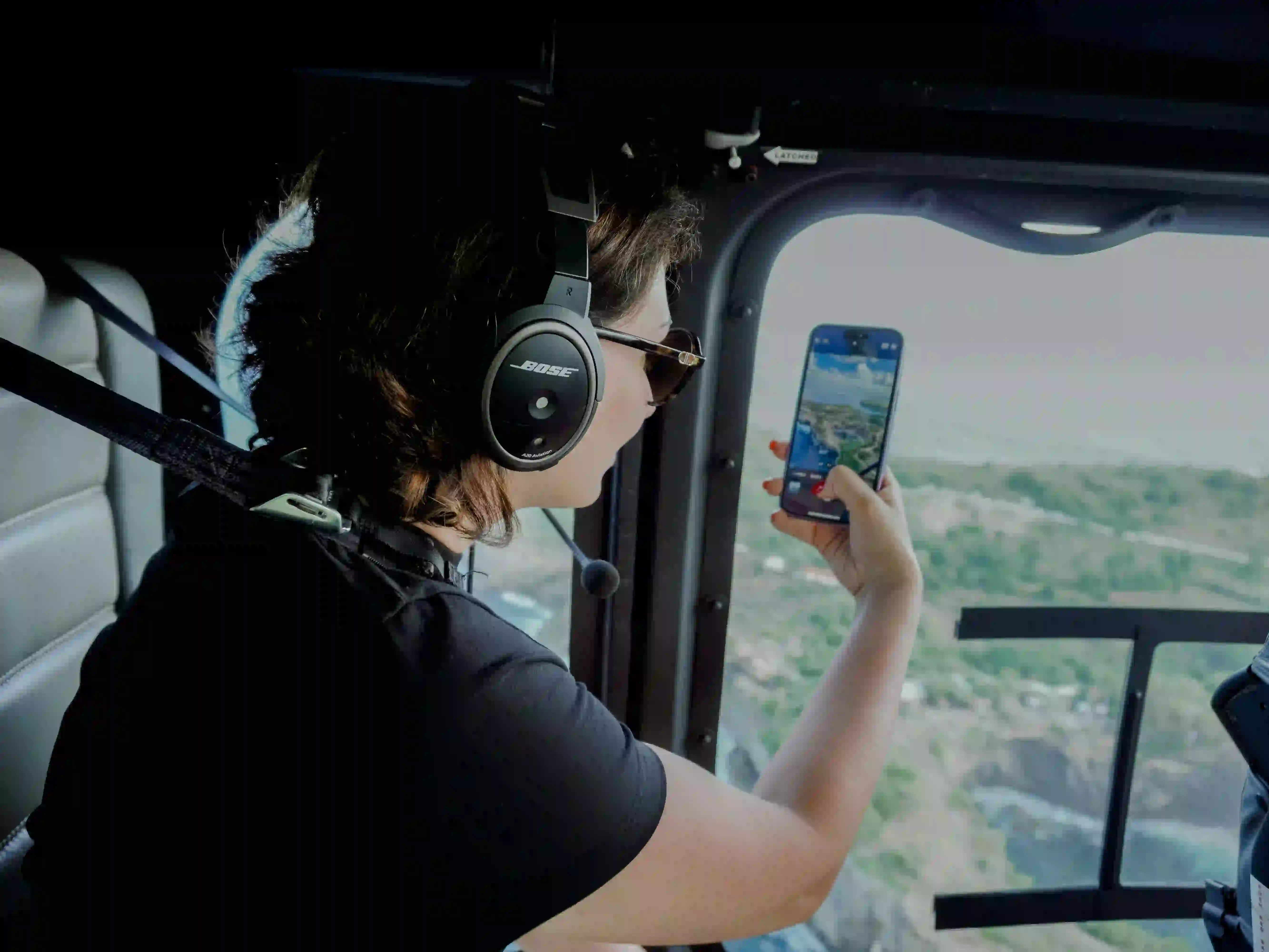 Guest helicopter charter experience