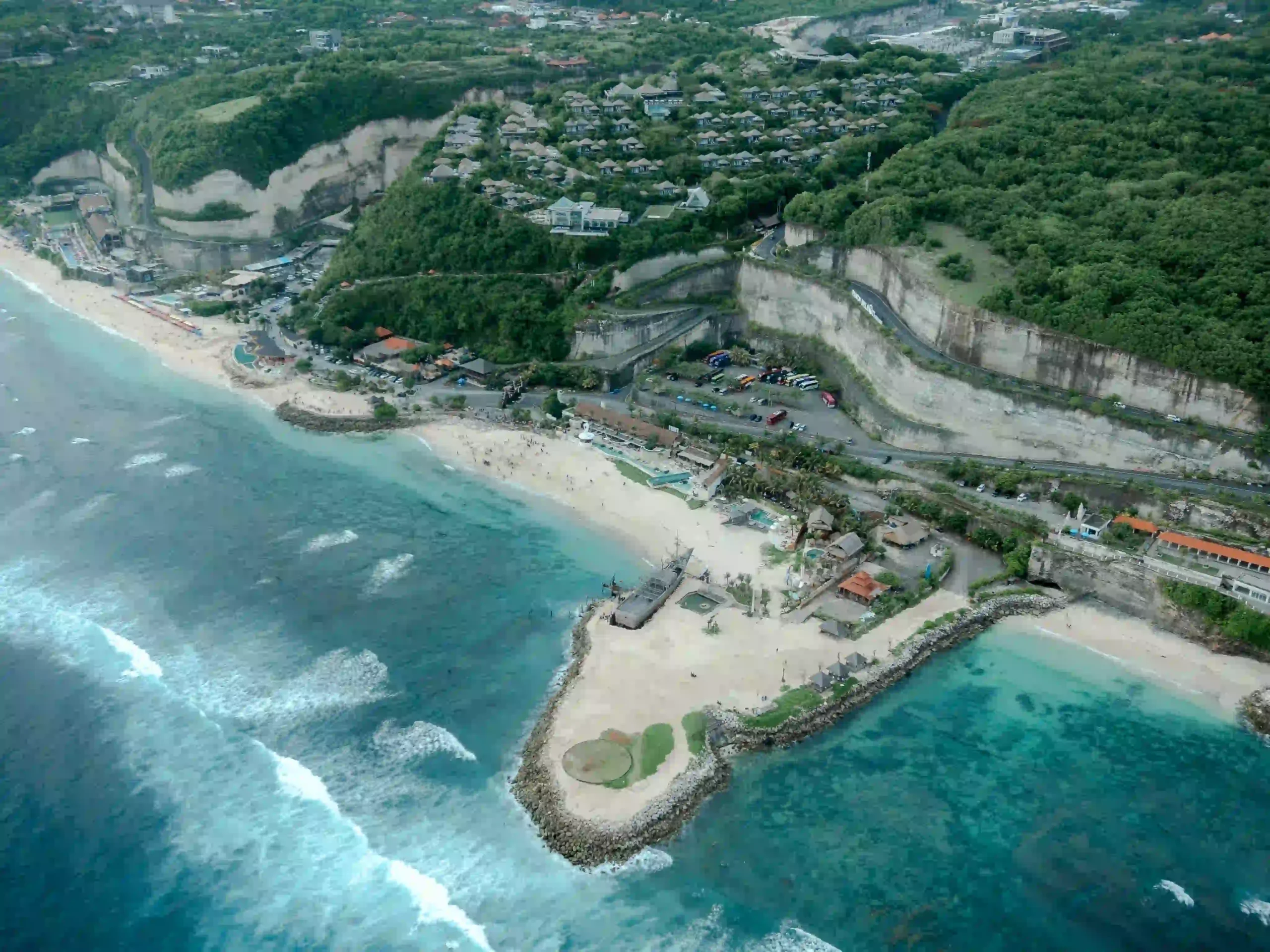 Pandawa Beach helicopter tour